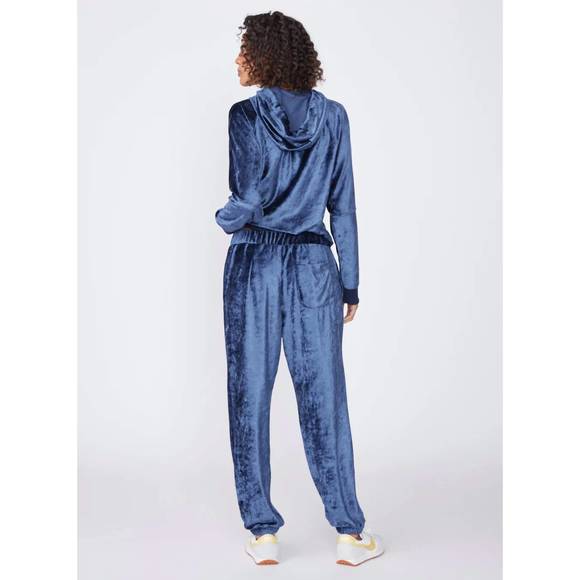 NEW STATESIDE bamboo velour sweatpant in blue - Picture 3 of 6